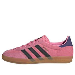 Кроссовки (WMNS) Adidas Gazelle Indoor, розовый ie7002 | bliss pink/core black/collegiate purple