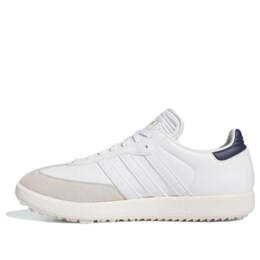 Кроссовки Adidas Samba Spikeless Golf 'White Collegiate Navy', белый ie4870 | cloud white/collegiate navy/off white