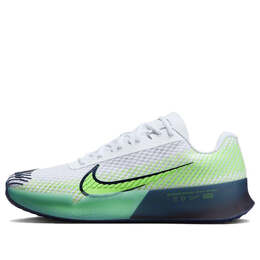 Кроссовки Nike Zoom Vapor 11 HC 'White Green Strike Navy', зеленый dr6966-103 | green