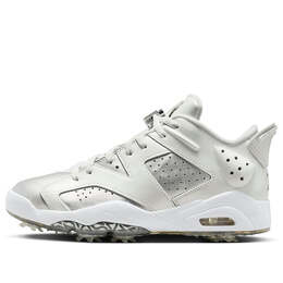 Nike Кроссовки Air Jordan 6 Retro Low Golf 'Gift Giving', цвет photon dust/metallic silver/white fd6719-001 | photon dust/metallic silver/white