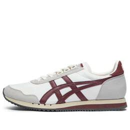 Кроссовки Onitsuka Tiger Dualio Marathon Running Shoes 'White Grey Burgundy', белый 1183b545-201 | white / grey / burgundy