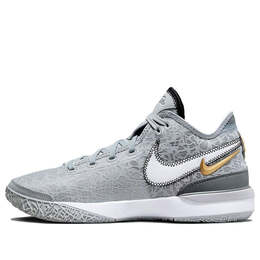 Кроссовки Nike Zoom LeBron NXXT Gen 'Wolf Grey Metallic Gold', серый dr8784-004 | wolf grey/white/iron grey/black/metallic gold
