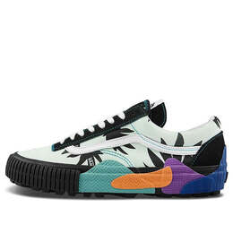 Кроссовки Vans Cap Mash Low LX 'Palm - Blowing Sail', черный vn0a4uus2p1 | black/blue/orange/purple