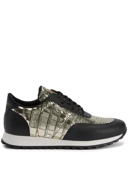 Giuseppe Zanotti Jimi Running panelled metallic sneakers 20748711