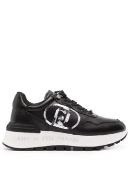 Liu Jo logo-embellished lace-up sneakers 21513451
