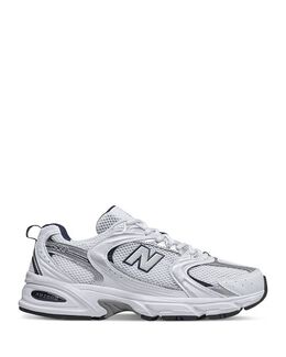 Мужские кроссовки для бега 530 на шнуровке New Balance, цвет White 4814504 | white/blue