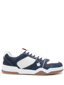 Dsquared2 Spiker denim-panelled sneakers 22460342