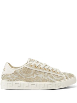 Versace Barocco Greca jacquard sneakers 22100611