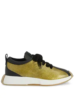 Giuseppe Zanotti Ferox snakeskin-effect panelled sneakers 22049797