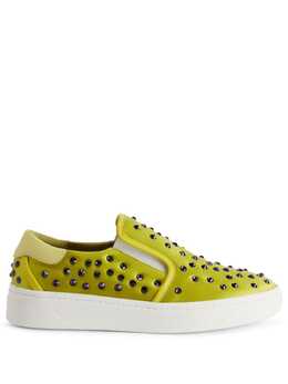 Giuseppe Zanotti GZ94 studded leather slip-on sneakers 22030317
