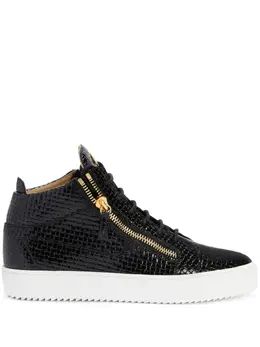 Giuseppe Zanotti Kris woven-leather sneakers 22029525