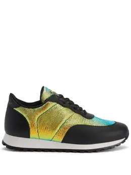 Giuseppe Zanotti iridescent-effect leather sneakers 19206450