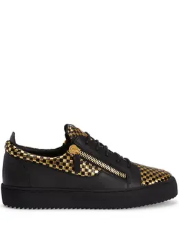 Giuseppe Zanotti Frankie metallic-finish sneakers 20102905