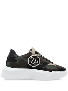Philipp Plein Godzilla leather sneakers 21819539