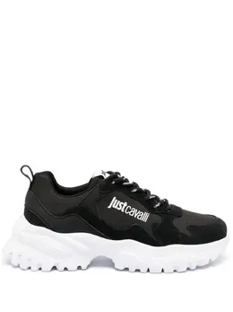 Just Cavalli logo-print lace-up sneakers 20228090