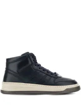 Hogan H630 logo-patch leather sneakers 21526003