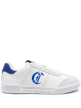 Just Cavalli logo-print leather sneakers 22101094