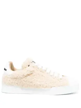 Dolce & Gabbana embossed-logo leather sneakers 20984018