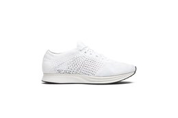 Кроссовки Nike Flyknit Racer 'Triple White', белый 526628 100 | white