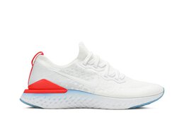 Кроссовки Nike Epic React Flyknit 2 'Blue Hero Bright Crimson', белый cj7794 146 | white