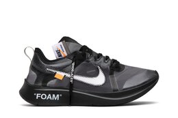 Кроссовки Nike Off-White x Zoom Fly SP 'Black', черный aj4588 001 | black