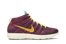 Кроссовки Nike Lunar Flyknit Chukka 'Grand Purple Laser Orange', черный 554969 085 | black