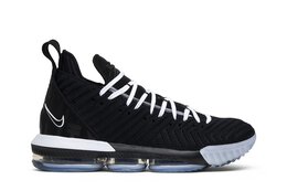 Кроссовки Nike LeBron 16 'Equality - White Black', черный bq5969 100 | black