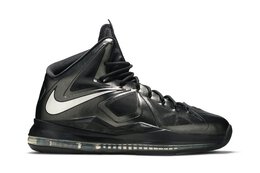 Кроссовки Nike LeBron 10 'Carbon', черный 541100 001 | black