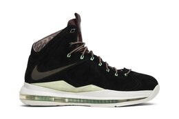 Кроссовки Nike LeBron 10 EXT QS 'Black Suede', черный 607078 001 | black