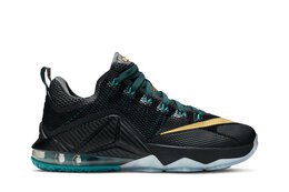 Кроссовки Nike LeBron 12 Low 'Carbon Fiber', черный 724557 070 | black