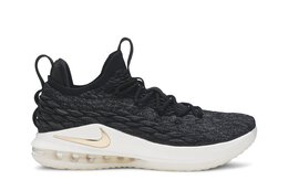 Кроссовки Nike LeBron 15 Low 'Metallic Gold', черный ao1755 001 | black