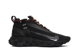 Кроссовки Nike React Runner Mid WR ISPA 'Black', черный at3143 001 | black