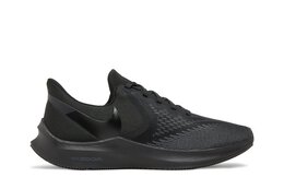 Кроссовки Nike Air Zoom Winflo 6 'Triple Black', черный aq7497 004 | black