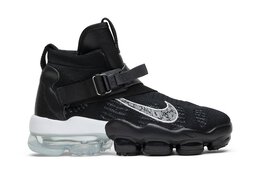 Кроссовки Nike Air VaporMax Premier Flyknit 'Black Metallic Silver', черный ao3241 002 | black