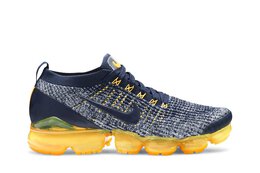Кроссовки Nike Air VaporMax Flyknit 3 'College Navy Orange', синий aj6900 400 | blue
