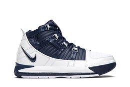 Кроссовки Nike Zoom LeBron 3 Retro 'Midnight Navy', синий ao2434 103 | blue