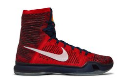 Кроссовки Nike Kobe 10 Elite High 'American', красный 718763 614 | red