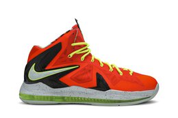 Кроссовки Nike Lebron 10 P.S Elite 'Bright Crimson', красный 579827 800 | red