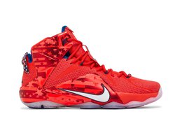 Кроссовки Nike LeBron 12 'USA', красный 684593 616 | red
