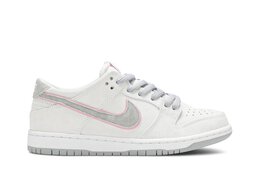 Кроссовки Nike Ishod Wair x SB Zoom Dunk Low Pro 'Perfect Pink', белый 895969 160 | white