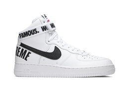 Кроссовки Nike Supreme x Air Force 1 High Supreme 'White', белый 698696 100 | white