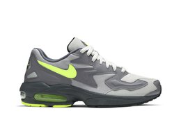 Кроссовки Nike Air Max 2 Light 'Gumsmoke Volt', серый cj0547 001 | grey