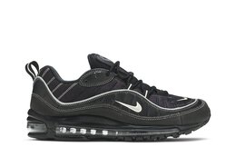 Кроссовки Nike Air Max 98 'Black Silver', черный 640744 013 | black
