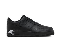 Кроссовки Nike Air Force 1 Low '07 Leather 'Emblem', черный aj7280 002 | black