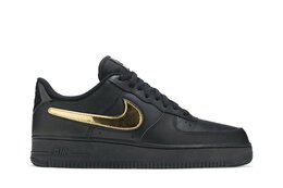 Кроссовки Nike Air Force 1 Low '07 LV8 'Removable Swoosh - Black Gold', черный ct2252 001 | black