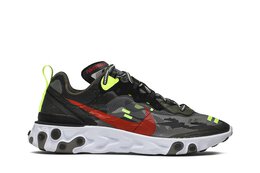 Кроссовки Nike React Element 87 'Camo', зеленый cj4988 200 | green