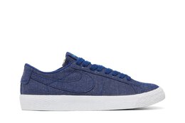 Кроссовки Nike Zoom Blazer Low Canvas Decon SB 'Blue Void', синий ah3370 400 | blue