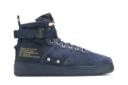 Кроссовки Nike SF Air Force 1 Mid 'Obsidian', синий 917753 400 | blue