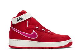 Кроссовки Nike Emotionally Unavailable x Air Force 1 High 'Heart', красный av5840 600 | red