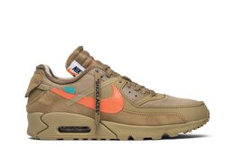 Кроссовки Nike Off-White x Air Max 90 'Desert Ore', загар aa7293 200 | tan